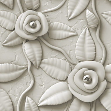 White Flower-Mint Tissue paper