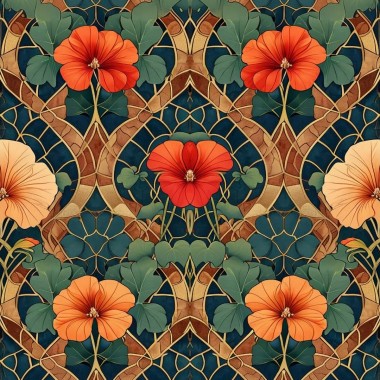 STAINED GLASS BLOSSOMS