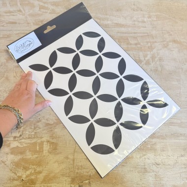 Pattern cerchi e rombi ....