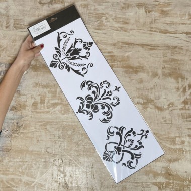 Tres Orquideas . 55x19 cm