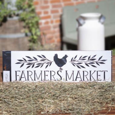 Farmers Market . 55 x 19 cm