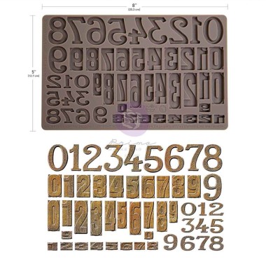 Letterpress Numbers