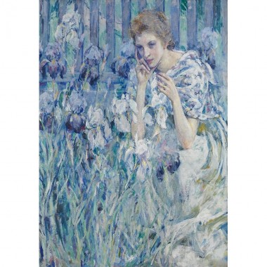 woman With Irises